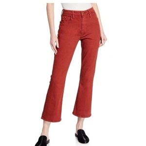 Frame Denim Le Crop Mini Boot Jeans, size 30 Dusty Rose Mauve Color